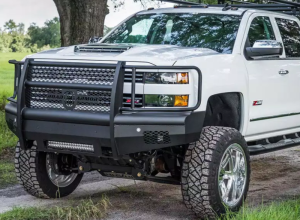 Chevrolet 2500 Bumper - Front - Road Armor - Vaquero Full Guard - Tex Blk - `15-`19